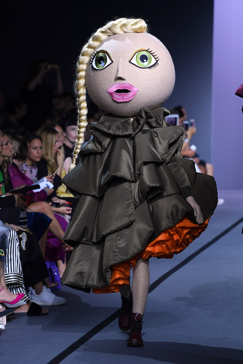 Mandatory Credit: Photo by David Fisher/REX/Shutterstock (8899194k) Model on the catwalk Viktor & Rolf show, Runway, Fall Winter 2017, Haute Couture Fashion Week, Paris, France - 05 Jul 2017